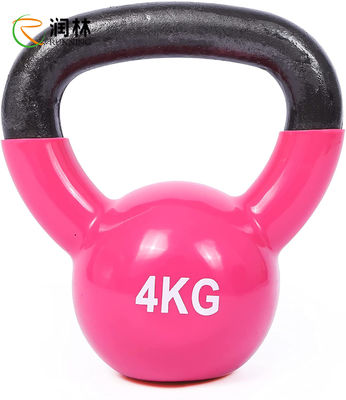 가정 체육관 운동을 위한 분홍색 몸 단단한 무쇠 힘 훈련 케틀벨